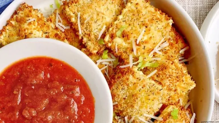 Crispy Baked Parmesan Ravioli