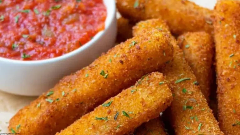 Fried Homemade Mozzarella Sticks Recipe